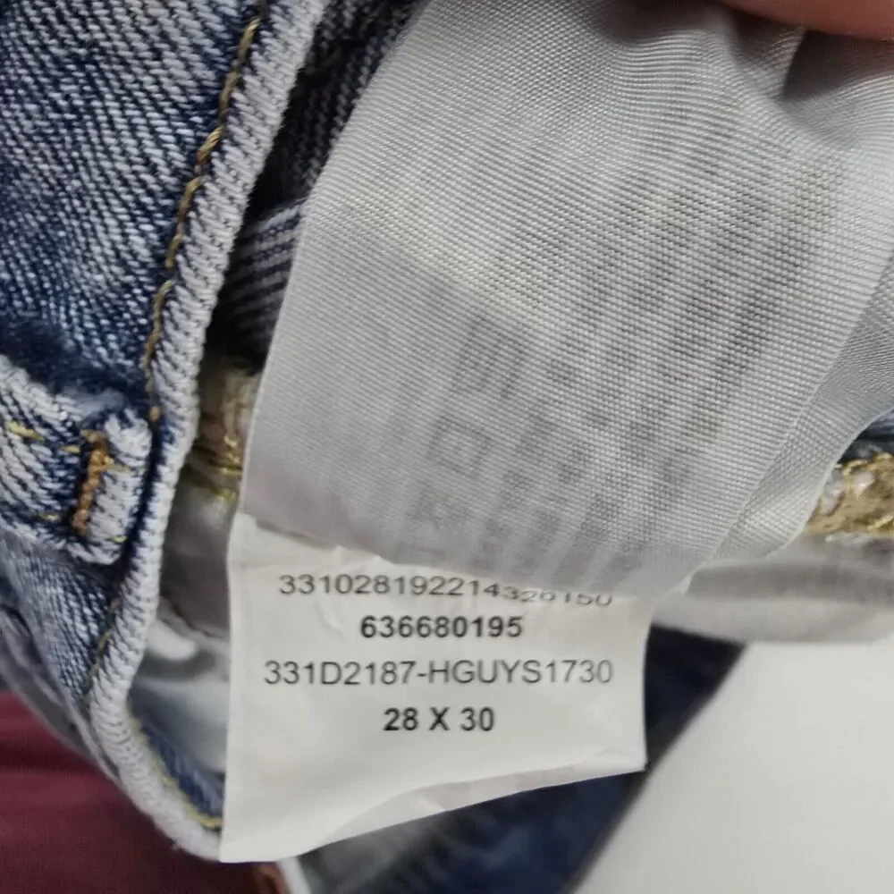 Hollister skinny epic flex jeans light wash 28x30 blue denim‎ 28x28 mens